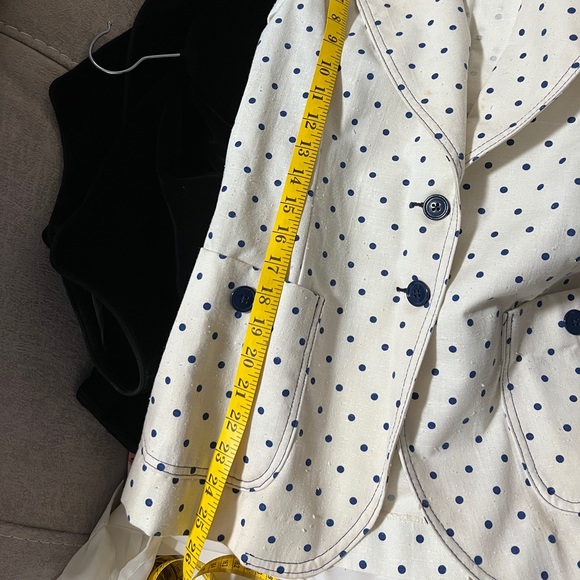 Vintage 1960’s Junior House polka dots jacket with skirt 2pc. - Picture 11 of 16